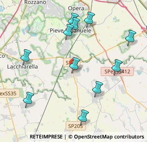 Mappa Via Cervino, 27010 Siziano PV, Italia (4.42636)