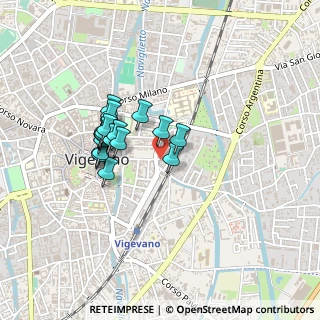 Mappa Via Leonardo da Vinci, 27010 Vigevano PV, Italia (0.35)