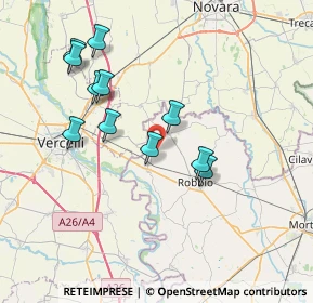 Mappa Via Casc. Borghesa, 27030 Confienza PV, Italia (7.11455)