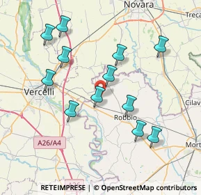 Mappa Via Casc. Borghesa, 27030 Confienza PV, Italia (7.49667)