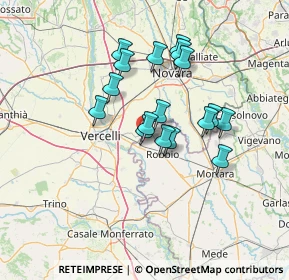 Mappa Via Casc. Borghesa, 27030 Confienza PV, Italia (11.18176)