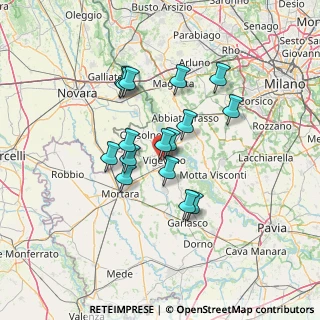 Mappa Via C. Ottne, 27029 Vigevano PV, Italia (11.01875)
