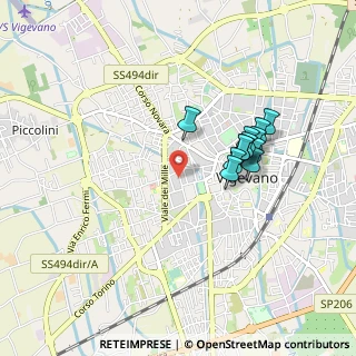 Mappa Via Casimiro Ottone, 27029 Vigevano PV, Italia (0.765)