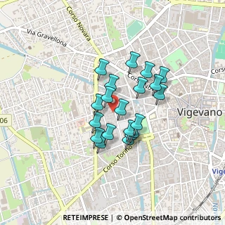 Mappa Via C. Ottne, 27029 Vigevano PV, Italia (0.3195)
