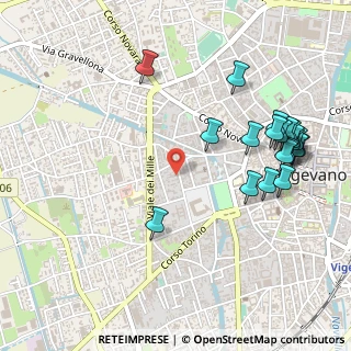 Mappa Via C. Ottne, 27029 Vigevano PV, Italia (0.597)