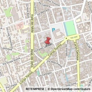 Mappa Via Sacchetti Egidio, 18, 27029 Vigevano, Pavia (Lombardia)