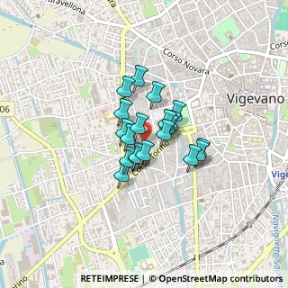 Mappa Via Egidio Sacchetti, 27029 Vigevano PV, Italia (0.2495)
