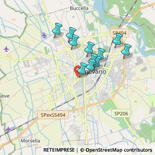 Mappa Via Egidio Sacchetti, 27029 Vigevano PV, Italia (1.50636)