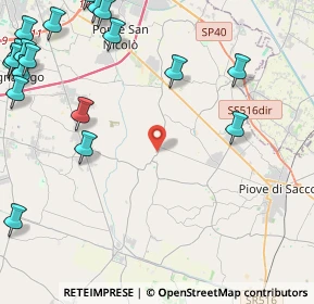 Mappa Via Tommaso Albinoni, 35020 Polverara PD, Italia (6.7195)