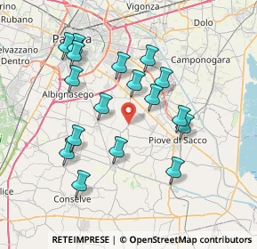 Mappa Via Tommaso Albinoni, 35020 Polverara PD, Italia (7.09)