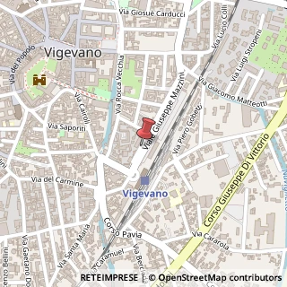 Mappa Via Giuseppe Mazzini,  8, 27029 Vigevano, Pavia (Lombardia)