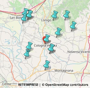 Mappa Via Antonio dal Zotto, 37044 Cologna Veneta VR, Italia (7.67714)