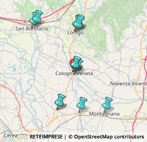 Mappa Via Antonio dal Zotto, 37044 Cologna Veneta VR, Italia (7.4625)