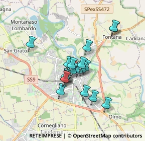 Mappa Piazza della Vittoria, 26900 Lodi LO, Italia (1.2445)