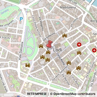 Mappa Via Francesco Gabba,  2, 26900 Lodi, Lodi (Lombardia)