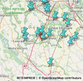 Mappa Via Vincenzo Monti, 20080 Casarile MI, Italia (8.7915)