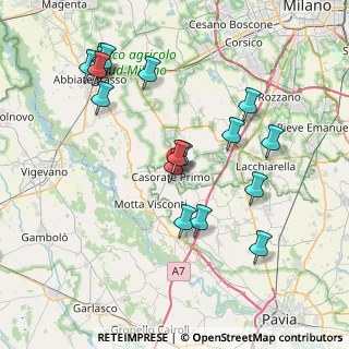 Mappa Via 2 Giugno, 27022 Casorate Primo PV, Italia (8.04529)