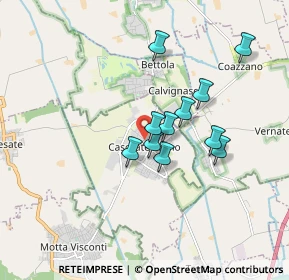 Mappa Via Giuseppe Garibaldi, 27022 Casorate Primo PV, Italia (1.35)