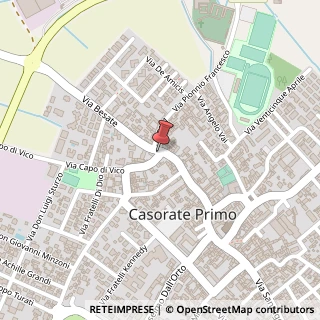 Mappa Via Capo di Vico, 5, 27022 Casorate Primo, Pavia (Lombardia)