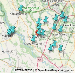 Mappa Via Giuseppe Garibaldi, 27022 Casorate Primo PV, Italia (8.206)