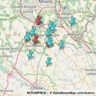Mappa Via Massa, 27010 Siziano PV, Italia (6.15188)