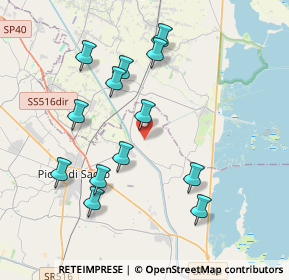 Mappa Via dei Frisoni, 35028 Piove di sacco PD, Italia (3.85538)