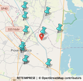 Mappa Via dei Frisoni, 35028 Piove di sacco PD, Italia (4.42182)