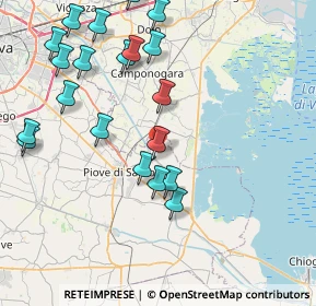 Mappa Via dei Frisoni, 35028 Piove di sacco PD, Italia (9.172)