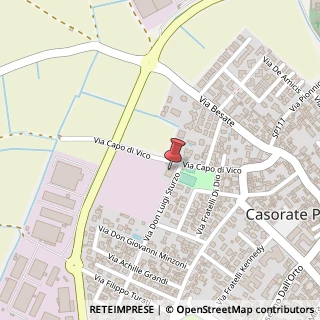 Mappa Via Capo di Vico, 47, 27022 Casorate Primo, Pavia (Lombardia)