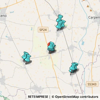 Mappa Via Corte Ugone, 25010 Isorella BS, Italia (3.7485)