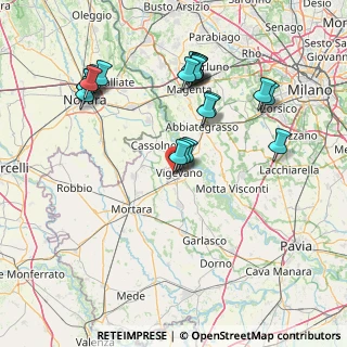 Mappa Viale Mille, 27029 Vigevano PV, Italia (16.163)