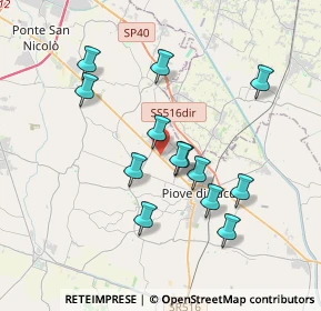 Mappa Via Bartolomeo Cristofori, 35020 Sant'Angelo di Piove di Sacco PD, Italia (3.36923)