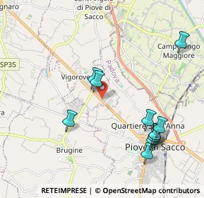 Mappa Via Bartolomeo Cristofori, 35020 Sant'Angelo di Piove di Sacco PD, Italia (2.20636)