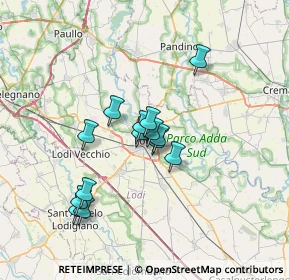 Mappa Via Camillo Benso Conte di Cavour, 26900 Lodi LO, Italia (5.41071)