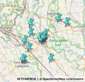 Mappa Via Camillo Benso Conte di Cavour, 26900 Lodi LO, Italia (5.388)