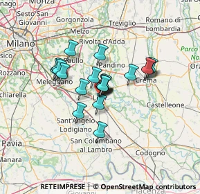 Mappa Via Camillo Benso Conte di Cavour, 26900 Lodi LO, Italia (9.004)