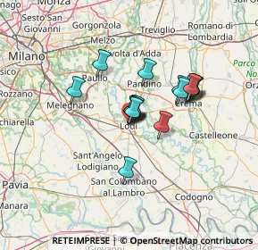 Mappa Via Camillo Benso Conte di Cavour, 26900 Lodi LO, Italia (9.22563)