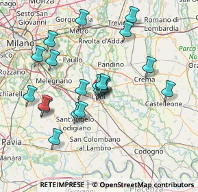 Mappa Via Camillo Benso Conte di Cavour, 26900 Lodi LO, Italia (13.869)