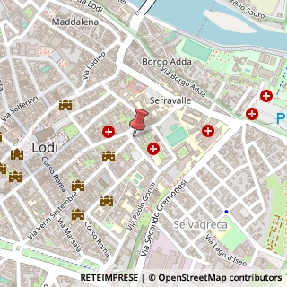 Mappa Piazza Ospitale, 10, 26900 Lodi, Lodi (Lombardia)
