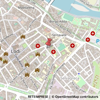 Mappa Piazza Ospitale, 2, 26900 Lodi, Lodi (Lombardia)