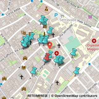 Mappa Piazza Ospitale, 26900 Lodi LO, Italia (0.1)
