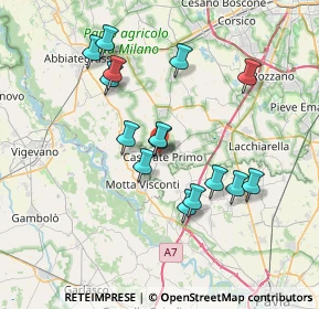 Mappa Via Capo di Vico, 27022 Casorate Primo PV, Italia (6.80133)