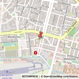 Mappa Via Arturo Ferrarin, 2-12, 13100 Vercelli, Vercelli (Piemonte)