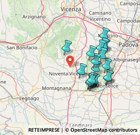 Mappa Via Giotto, 36025 Noventa Vicentina VI, Italia (13.06421)