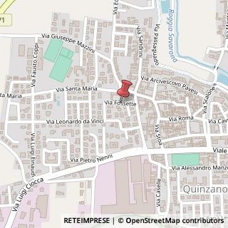 Mappa Via Fossette, 3, 25027 Quinzano d'Oglio, Brescia (Lombardia)
