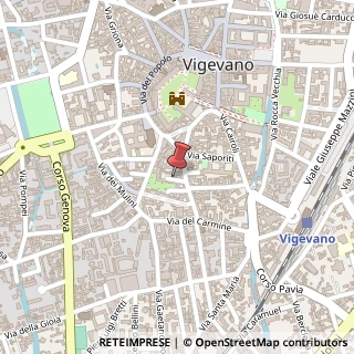 Mappa Vicolo San Teresa, 3, 27029 Vigevano, Pavia (Lombardia)