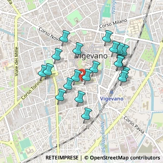 Mappa Vicolo Santa Tecla, 27029 Vigevano PV, Italia (0.4215)