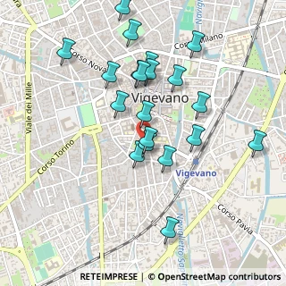 Mappa Vicolo Santa Tecla, 27029 Vigevano PV, Italia (0.4675)
