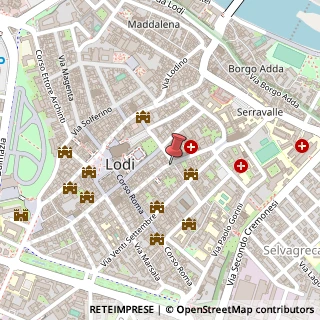 Mappa Via Franchino Gaffurio,  44, 26900 Lodi, Lodi (Lombardia)