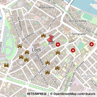 Mappa Via cavour camillo benso 43, 26900 Lodi, Lodi (Lombardia)